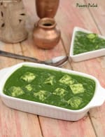 Paneer Palak ( Microwave Recipe), Indian Microwave Paneer Palak Recipes