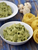 Pasta Genovese, Pesto Pasta with Mushrooms recipe, Italian Recipes