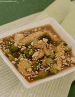 Peanut Sesame Vegetables ( Thai Cooking) recipe, Thai Recipes