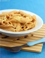 Penne with Sun-dried Tomato Pesto Sauce recipe