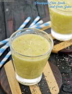 pineapple chia seeds pear juice recipe | healthy chia pineapple juice |