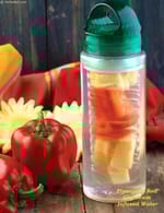 Pineapple Red Capsicum Infused Water recipe