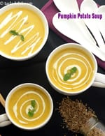 pumpkin potato soup recipe | potato pumpkin soup | creamy pumpkin potato soup |