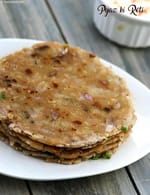 pyaz ki roti recipe | pyaz ki paratha | pyaaz ki roti | pyaj wali roti | healthy onion roti |