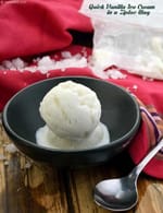 Quick Vanilla Ice Cream in A Ziploc Bag recipe