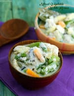 Mixed Vegetable White Korma recipe, Indian Subzi Recipes