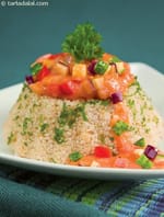 Ratatouille with Herbed Kodri ( Exotic Diabetic Recipe ), Ratatouille With Herbed Kodri