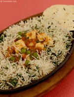 Rice and Curry Sizzler recipe, Indian Tava Recipes