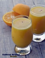 Saffron Orange Drink recipe