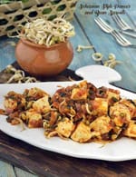 Schezuan Style Paneer and Bean Sprouts recipe