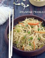 Singapore Noodles ( Microwave Recipes), Indian Microwave Snack Recipes