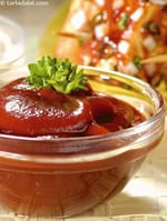 Smoked Barbeque Sauce ( Paneer Snacks ) recipe