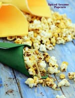 Spiced Sesame Popcorn recipe, Quick Snacks Recipes- Indian