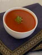 Spicy Tomato Rasam  ( Microwave Recipe)