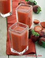 Strawberry Juice, Fresh Strawberry Juice Recipe, Healthy Recipes