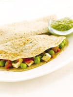 Stuffed Wheat Dosa ( Weight Loss During Pregnancy ) recipe