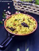 raw mango rice recipe | tangy kachi keri rice | mangai sadam | raw mango rice Indian style | mavinakayi chitranna |