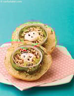 Tasty Bhaji Open Burger recipe