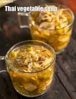 Thai vegetable soup recipe | Thai vegetarian soup |Â healthyÂ Thai vegetable soup made with Thai veg stock |Â 