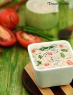 Tomato Pachadi, How To Make Tomato Pachadi recipe, Tomato Raita