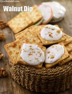 walnut dip recipe | quick akhrot paneer dip | healthy Indian walnut paneer curd dip |