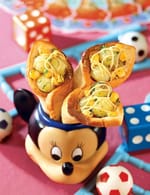 Whole Wheat Bread Cones with Potato and Mint Filling recipe