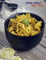 whole wheat roti chivda recipe | Indian chapati chivda | leftover roti chivda |