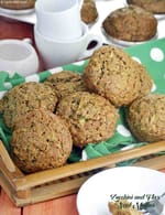 Zucchini and Flax Seed Muffins recipe