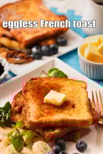 eggless French toast recipe | Indian style French toast without eggs | custard French toast |