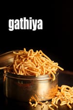 gathiya recipe | Gujarati style gathiya | Indian namkeen jar snack |