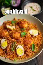 egg biryani recipe | pressure cooker egg biryani | instant pot egg biryani |