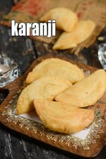 karanji recipe | Maharashtrian karanji | crispy rava karanji | Indian style coconut karanji |