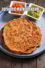 sprouted matki uttapam recipe | sprouted matki vegetable pancake | matki vegetable chilla |