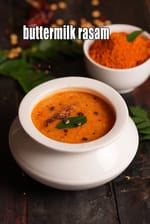 buttermilk rasam recipe | South Indian mor rasam | healthy curd rasam |