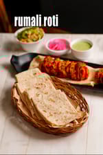 rumali roti recipe | homemade roomali roti | restaurant style rumali roti |