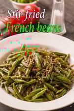 stir-fried French beans recipe | healthy Indian style stir-fried fansi | quick sautÃ©ed low carb French Beans |