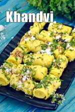 besan khandvi recipe | Protein rich healthy khandvi |