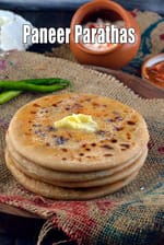 paneer paratha | Punjabi paneer paratha | how to make paneer paratha |