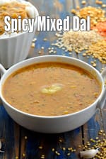 mixed dal recipe | how to make mixed dal recipe | Punjabi style mixed dal |
