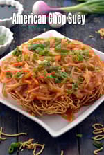 american chop suey recipe | veg american chop suey | veg chinese chopsuey recipe