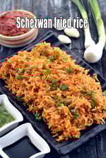 Schezwan Fried Rice recipe | Veg Schezwan Fried Rice | Indian style |