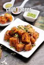 chilli paneer recipe | restaurant style chilli paneer recipe | Indo-Chinese chilli paneer recipe |