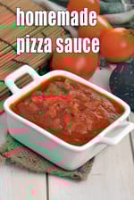 homemade pizza sauce | homemade pizza sauce with fresh tomatoes | Indian pizza sauce