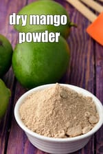 dry mango powder recipe | amchur powder recipe | how to make dry mango powder at home |