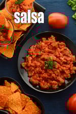 Mexican salsa recipe| Indian style Mexican salsa | homemade tomato salsa dip |