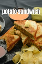 potato sandwich | aloo sandwich | aloo sandwich made on tawa |