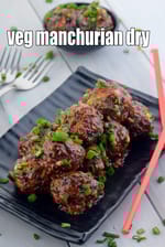 veg manchurian dry recipe | Chinese dry Manchurian | veg manchurian Indo Chinese starter |