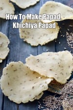 how to make khichiya papad recipe | Indian style khichiya papad |