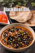 black bean dal recipe | healthy black bean dal | Indian black bean dal with vegetables |