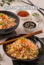 Fried Rice, Chinese Veg Fried Rice recipe, Step by Step recipes for Kids